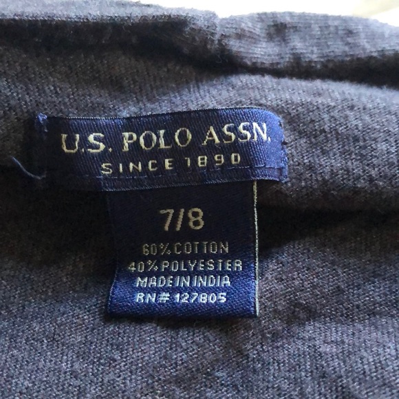 Girls grey U.S. Polo Assn sweater - Picture 4 of 5